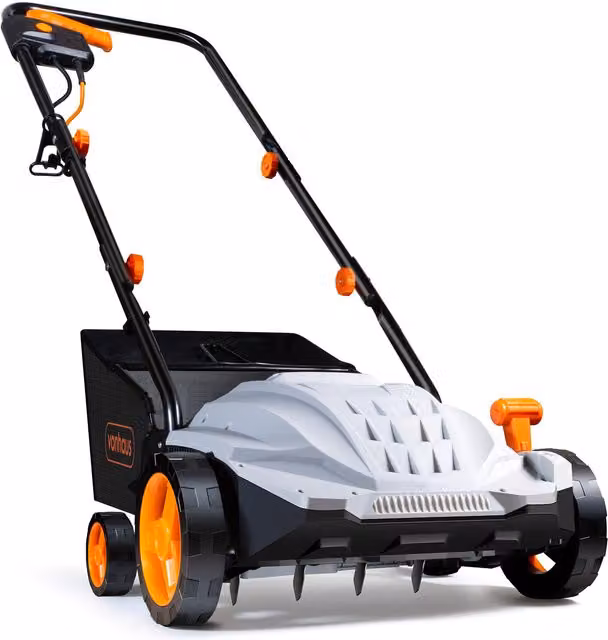 VonHaus 1500W Electric Combination Lawn Scarifier in Grey