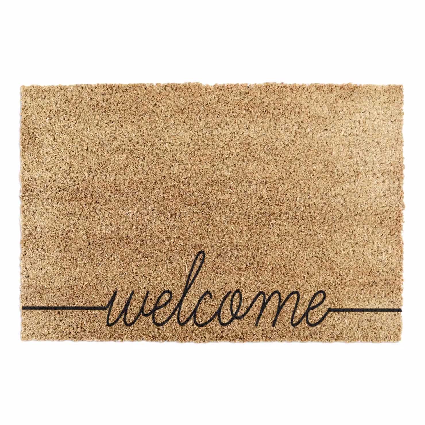 Artsy Mats Curly Welcome Doormat in Black and Brown, W: 60 cm, D: 40 cm – 4