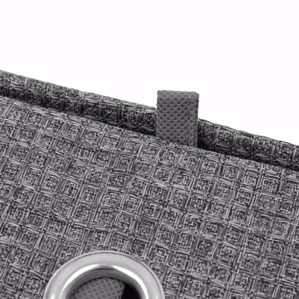 JVL Chroma Foldable Fabric Storage Box with Lid, Grey, W: 30.0 cm, D: 28.0 cm, H: 30.0 cm – 3