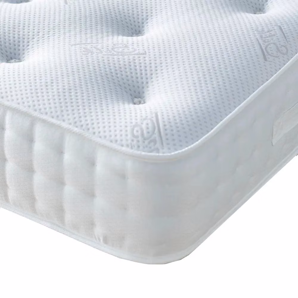 Divan Bed Direct Silk 1000 Pocket Spring Mattress in White, Small Double, W/D/H: 120 x 200 cm – 2