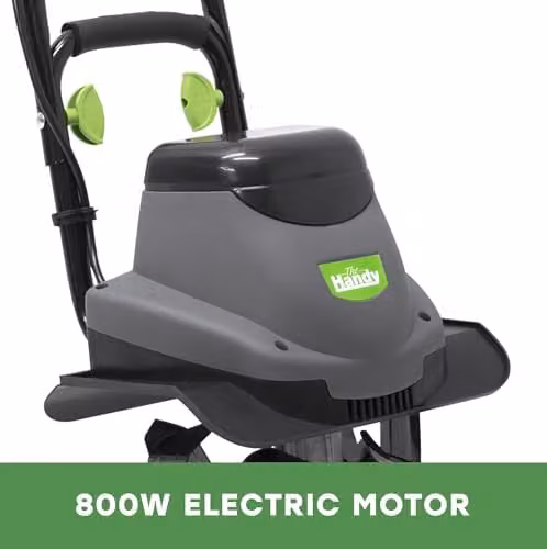 The Handy 800W Electric Garden Tiller, Cultivator and Rotovator in Red and Grey – 3