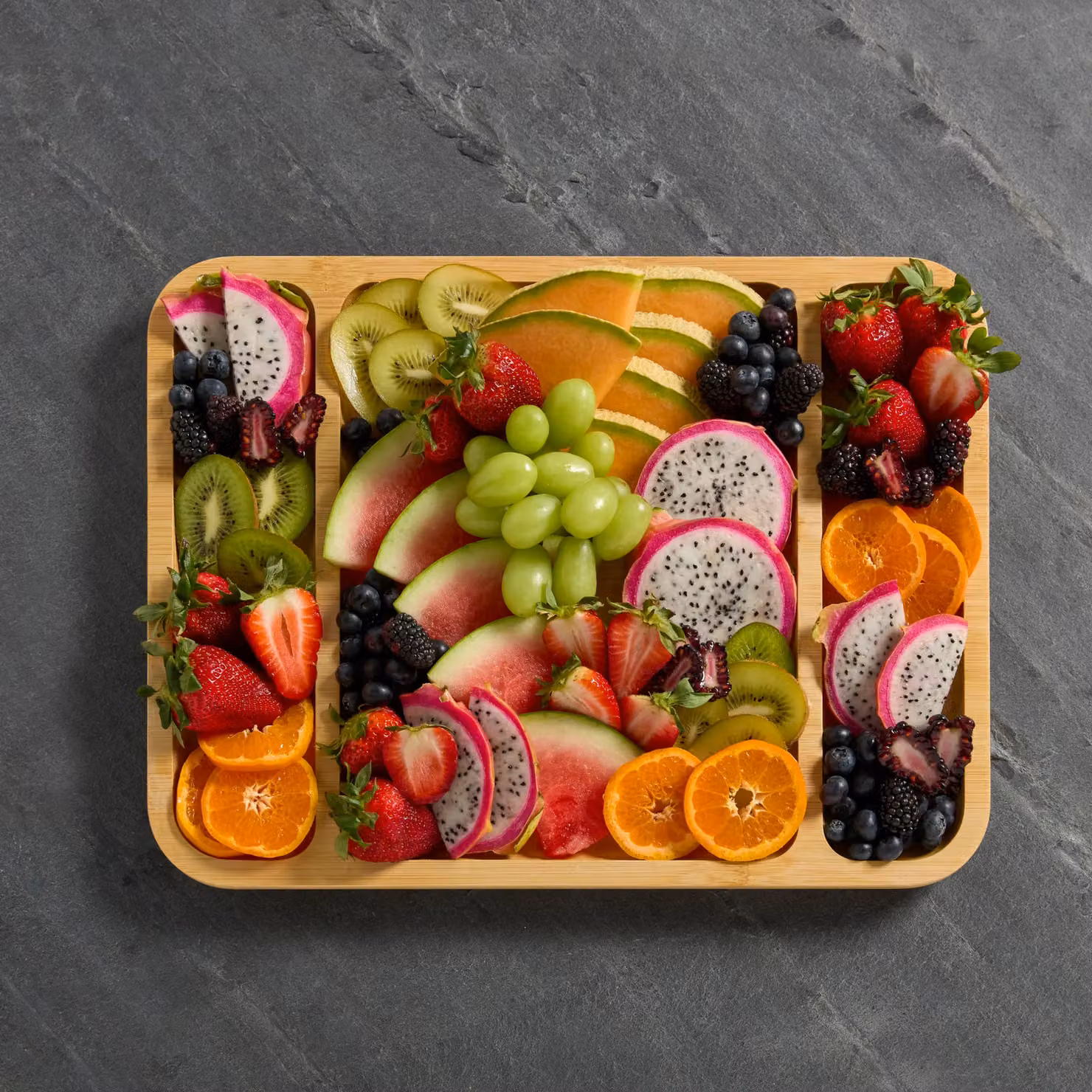 Farberware Build-a-Board Bamboo Rectangular Board, Brown, W: 30.5 cm, D: 40.5 cm, H: 1.0 cm – 5