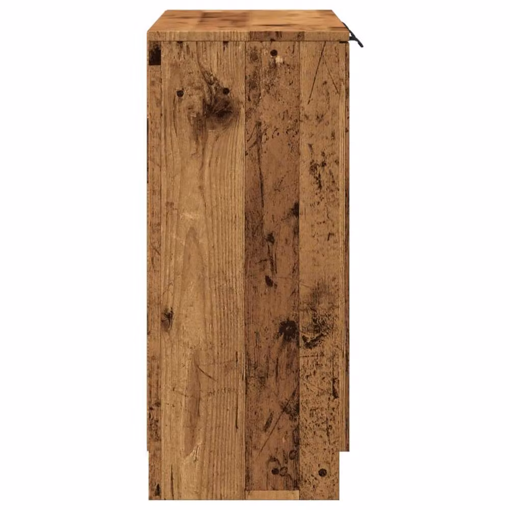 Berkfield Home Old Wood Sideboard in Brown, W/D/H: 90.5 x 30 x 70 cm – 5