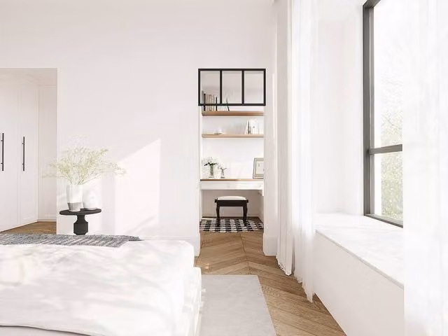 Vente-unique Studio-Style Triple Glazed Aluminium Window in Black, W: 73 cm, H: 40 cm