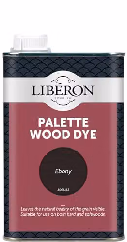 Liberon Palette Water Based Wood Dye in Black, 500ml
