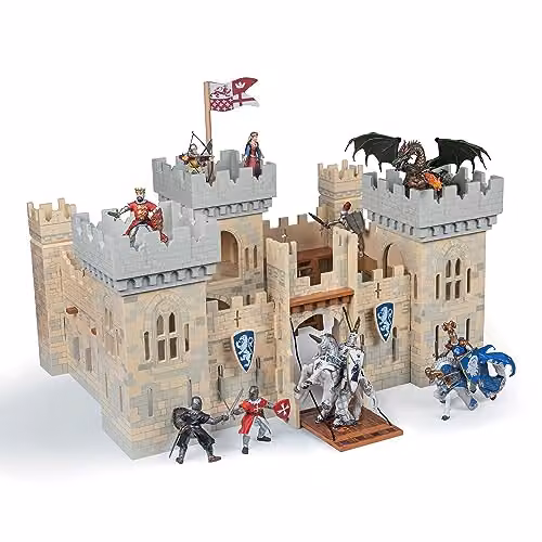 Papo Weapon Master's Wooden Castle Multicolour Fantasy Toy for Kids