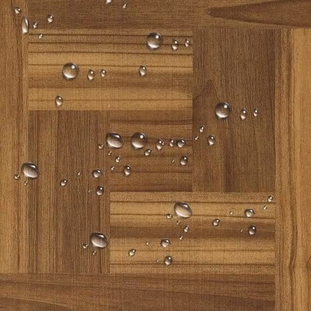 Kelvenix 10-Piece Self-Adhesive Wood-Look PVC Flooring Plank Set in Beige and Brown, W: 520 mm, L: 10000 mm – 1