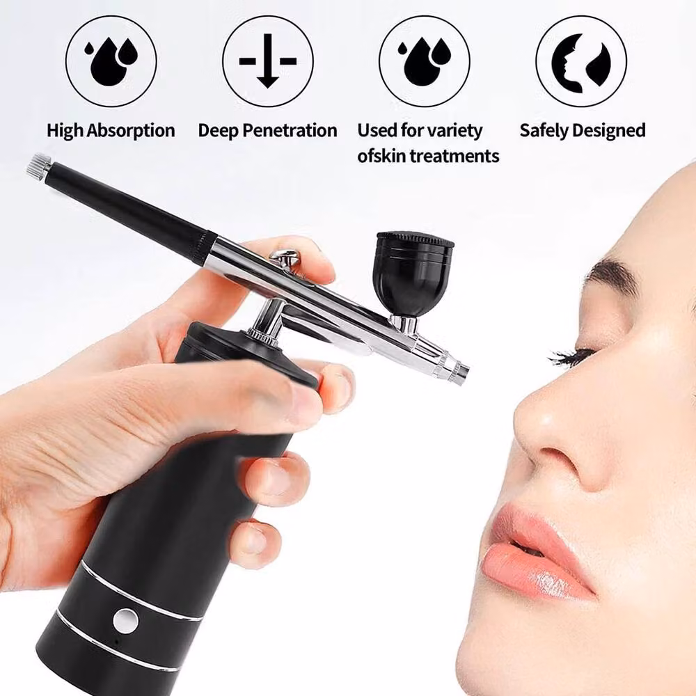 NESTLUNE Cordless Airbrush Kit with Compressor Handheld in Black – 3