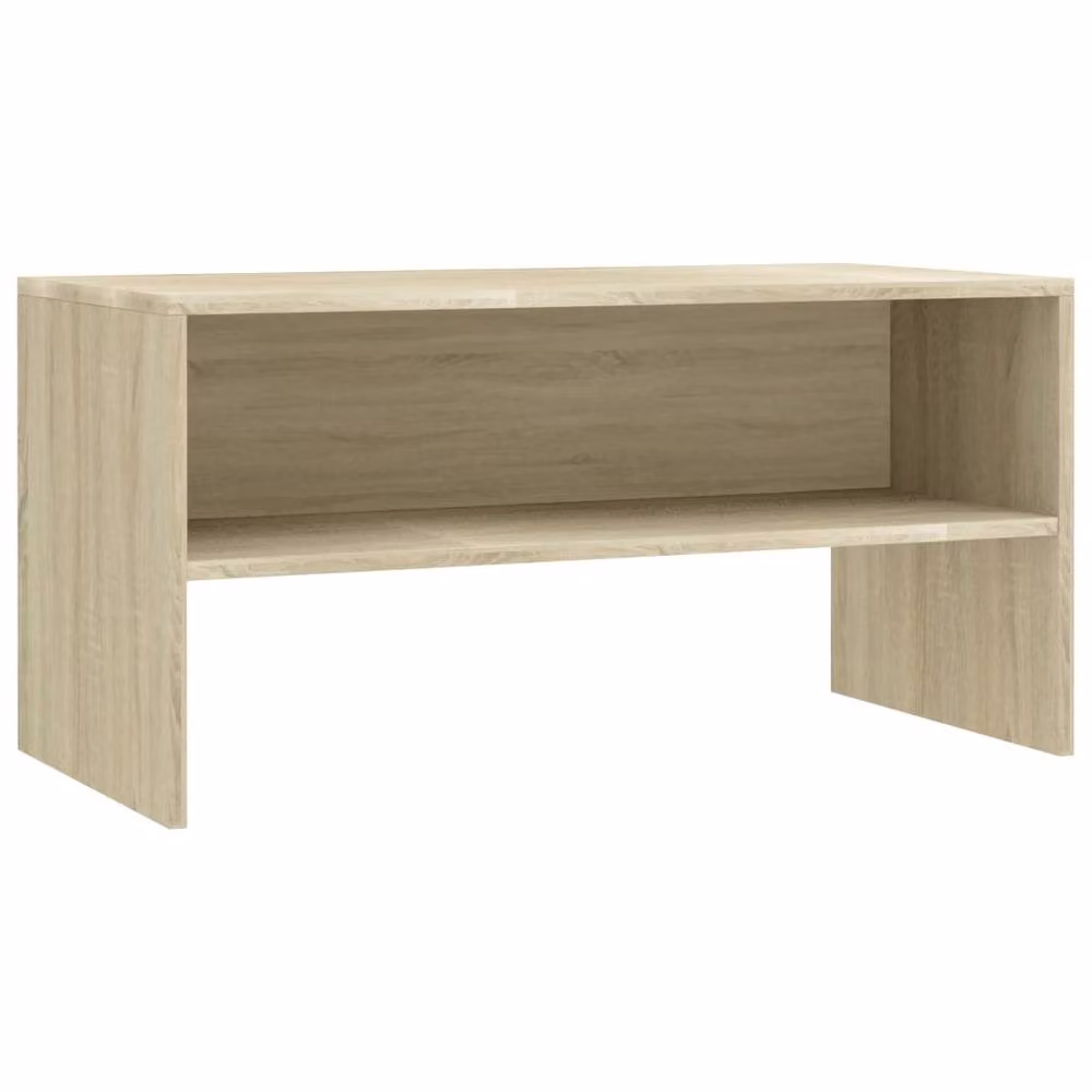 Berkfield Home Sonoma Oak TV Cabinet in Light Oak, W/D/H: 80 x 40 x 40 cm – 3