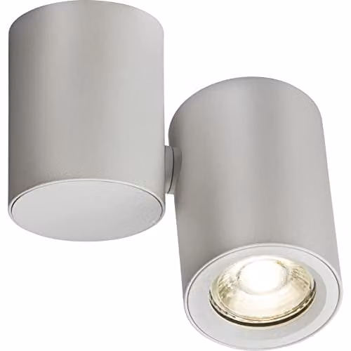 Netlighting Knightsbridge Dee Round Surface Adjustable White Spotlight – 1
