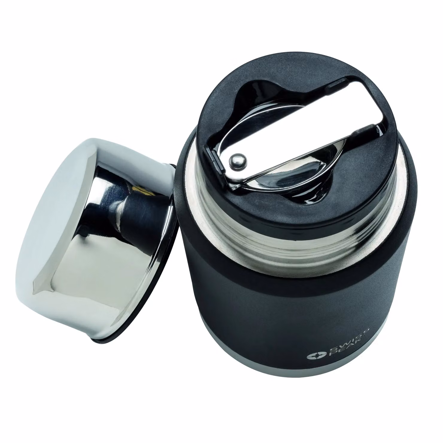 Swiss Peak Elite Copper Insulated and Leakproof Food Container with Cutlery in Black – 2