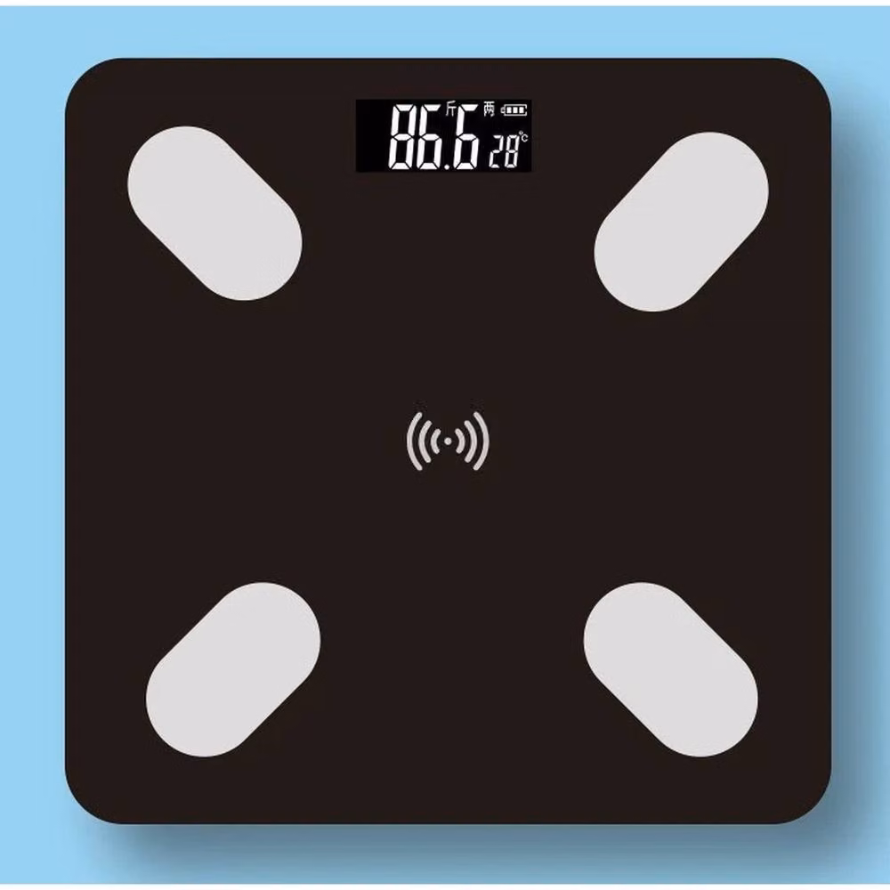 NESTLUNE Bluetooth Smart Digital Body Fat and BMI Scale in Black – 5