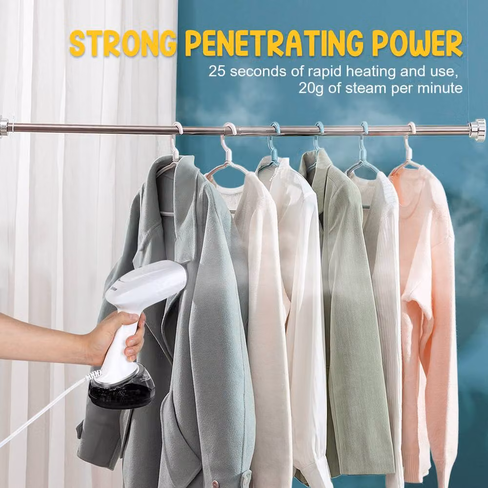 Rolipo Handheld Garment Steamer 1700W in White with Vertical Steam and Odour Neutralisation – 2