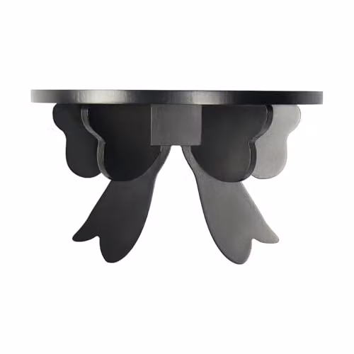 OHS Bow Wall Mounted Floating Shelves, 2 Pack, Black – 4