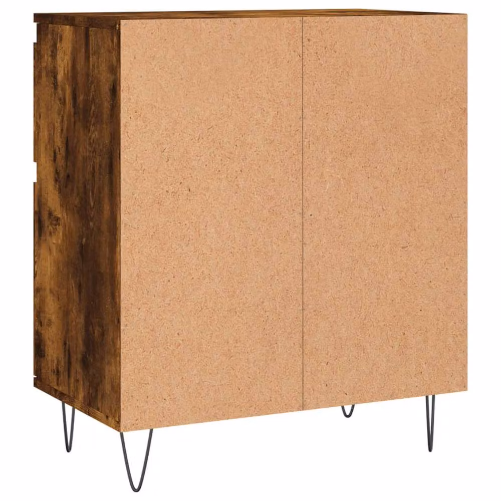 Berkfield Home Smoked Oak Sideboard in Brown, W/D/H: 60 x 35 x 70 cm – 5