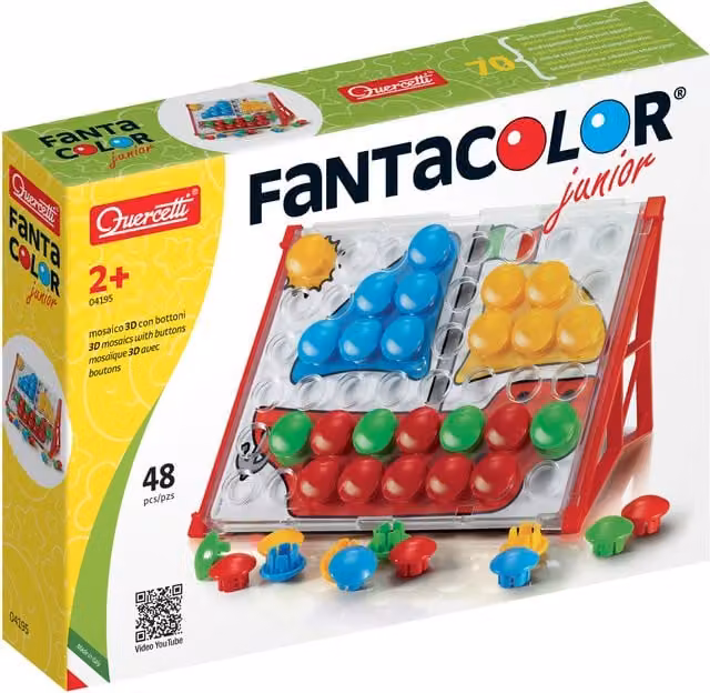 Ravensburger Fantacolor Junior Basic Fuse Beads Set in Multicolour and Black