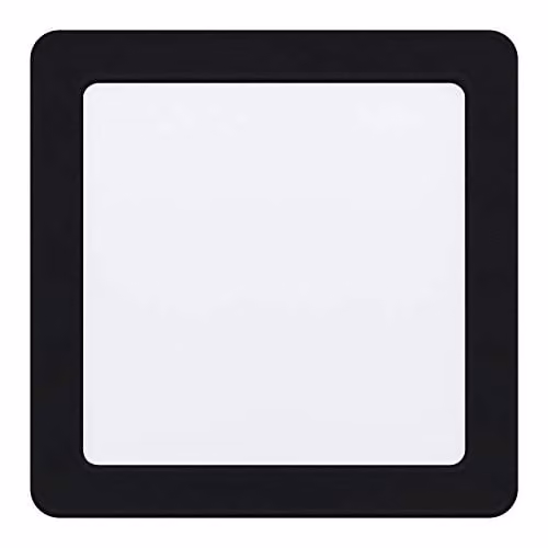 Loops Black Square LED Recessed Wall and Ceiling Flush Downlight 10.5W
