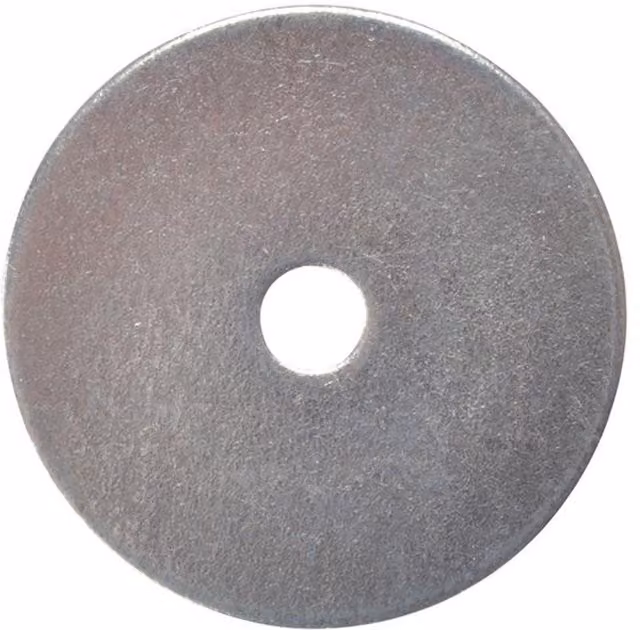 Forgefix Galvanised Steel Flat Repair Washers, Silver and Multicolour, 40 mm x 4 mm