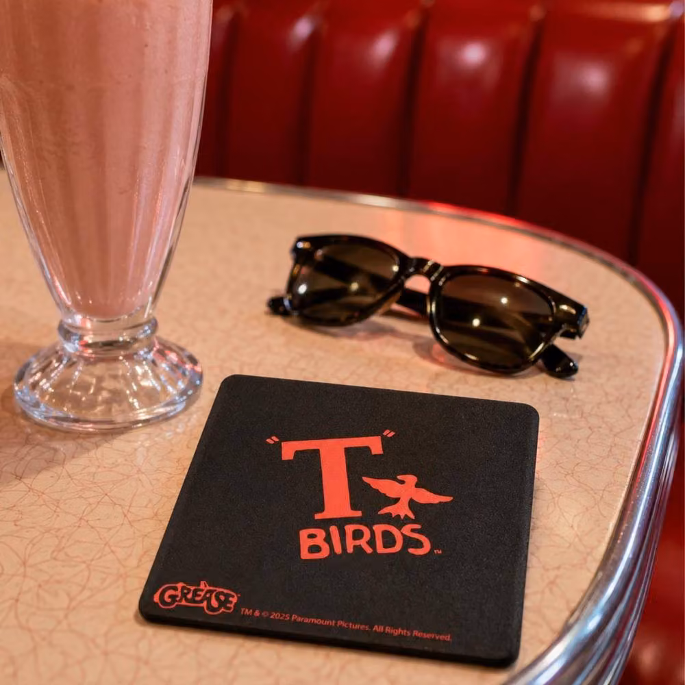 Widdop Bingham & Co Ltd Fandomania Grease T Birds Coaster, Black – 2