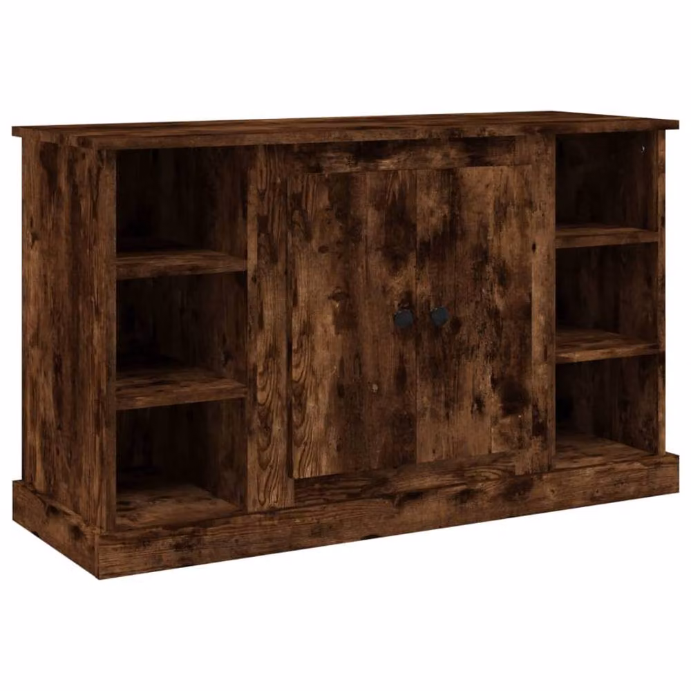 Berkfield Home Smoked Oak Sideboard in Brown, W/D/H: 100 x 35.5 x 60 cm – 2