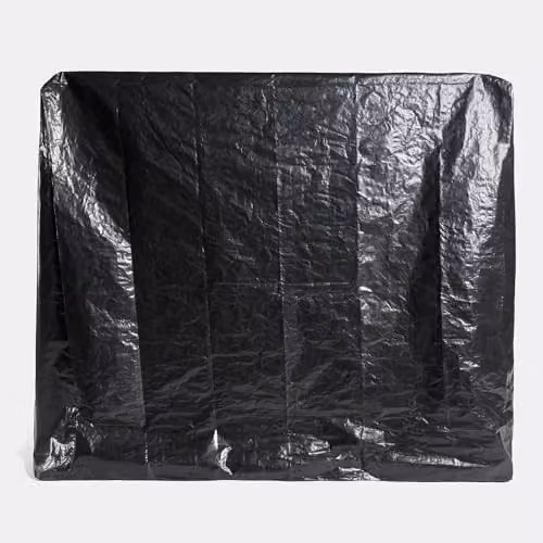OHS Heavy Duty Waterproof 3 Seater Garden Swing Bench Cover in Black, W/D/H: 180 x 130 x 160 cm – 3