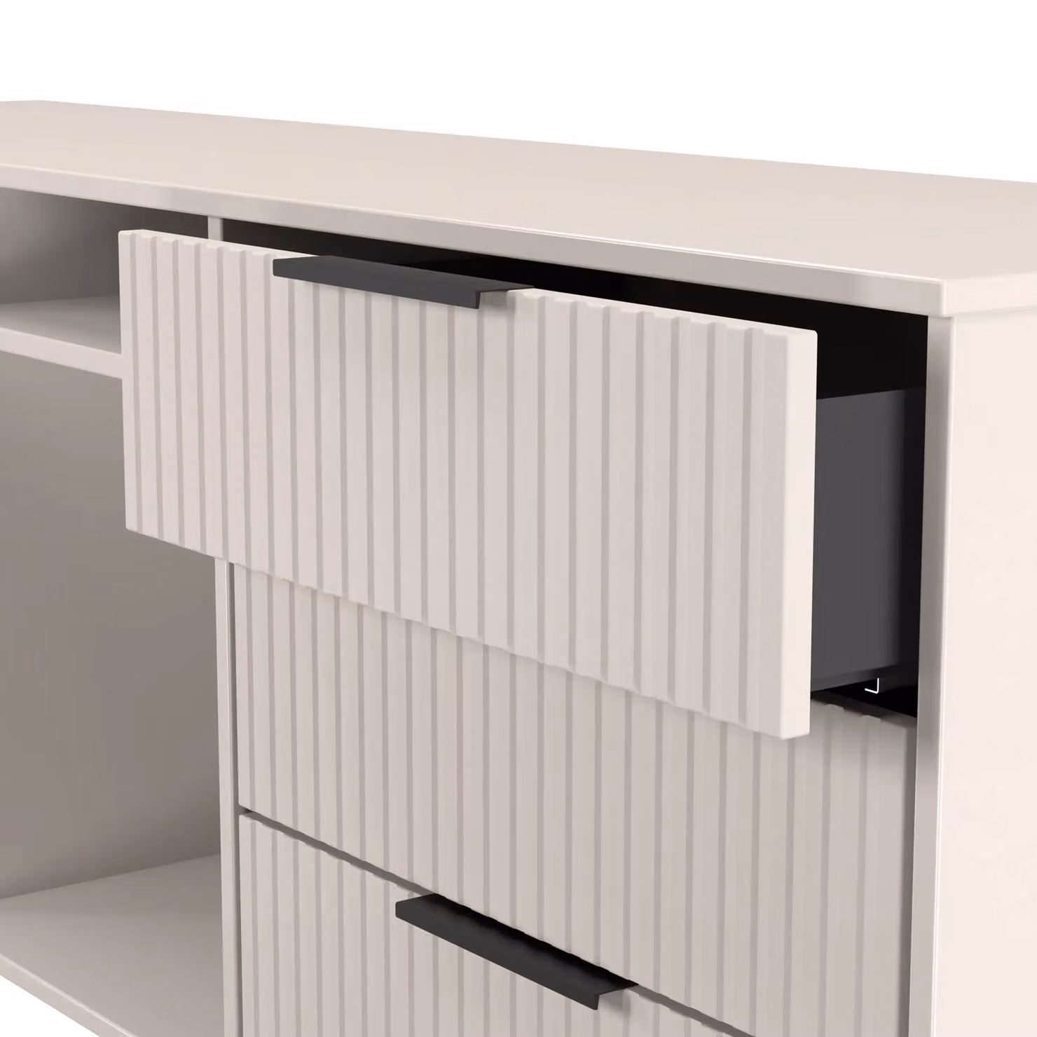 2 U Menai Ready Assembled 6 Drawer Sideboard in Taupe – 3