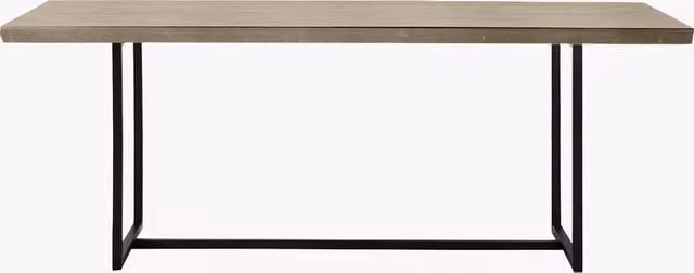 Perch & Parrow Travis Rectangular Oak Dining Table in Brown