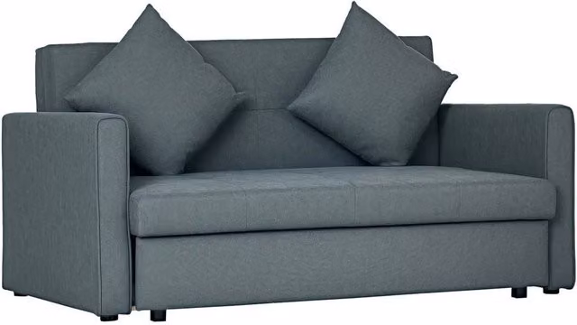 FORGEVIO 2 Seater Convertible Click Clack Sofa Bed in Grey – 1