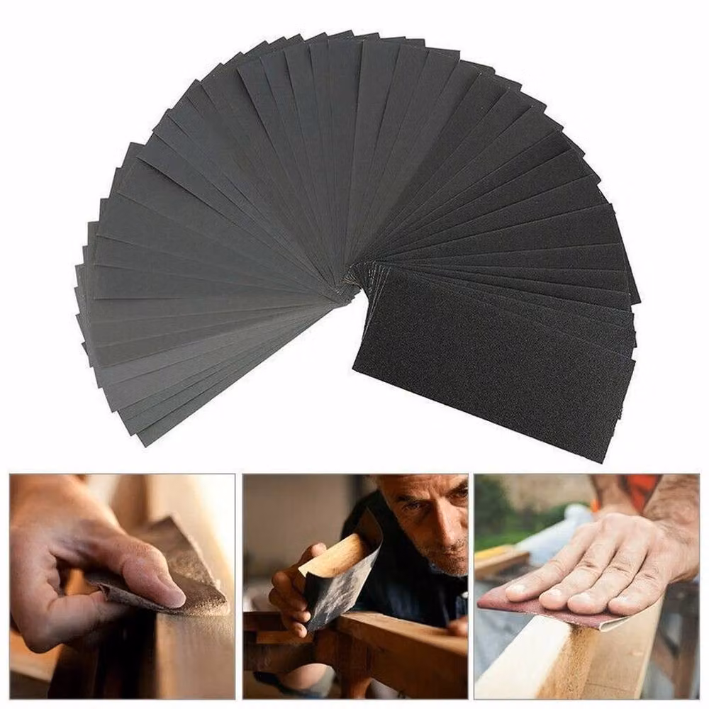 SPETLEK Wet & Dry Silicon Carbide Sandpaper Assorted Grit 400-3000 for Metal and Wood, Grey, W/D: 1000 x 400 mm – 2