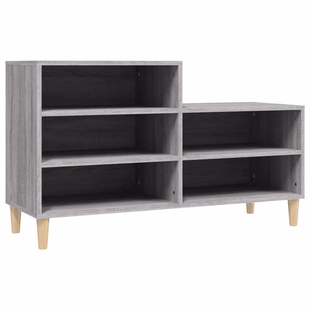 Berkfield Home Grey Sonoma Shoe Cabinet with Integrated Seat, W/D/H: 102 x 36 x 60 cm – 2