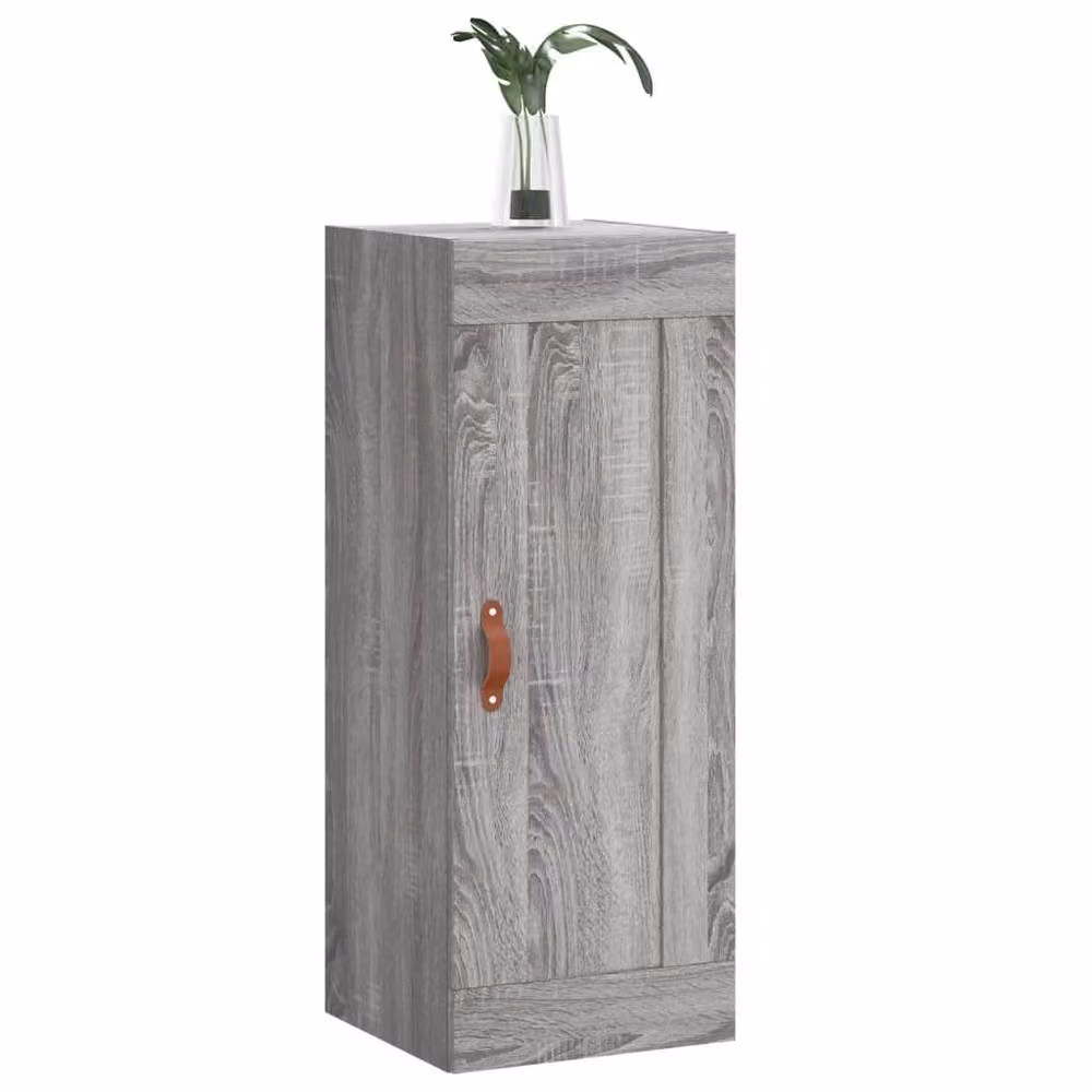 Berkfield Home Wall Mounted Cabinet in Grey Sonoma, W/D/H: 34.5 x 34.5 x 90 cm – 2
