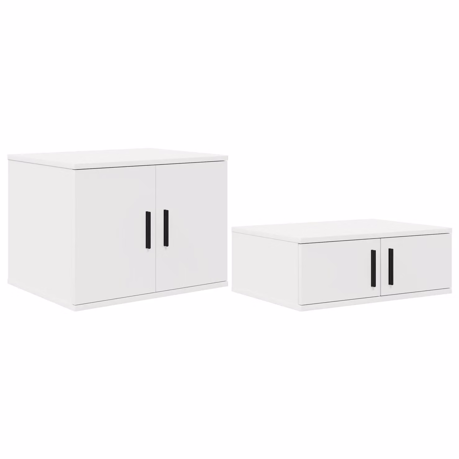 Berkfield Home White Storage Cabinet W: 103 cm, D: 41 cm, H: 40 cm