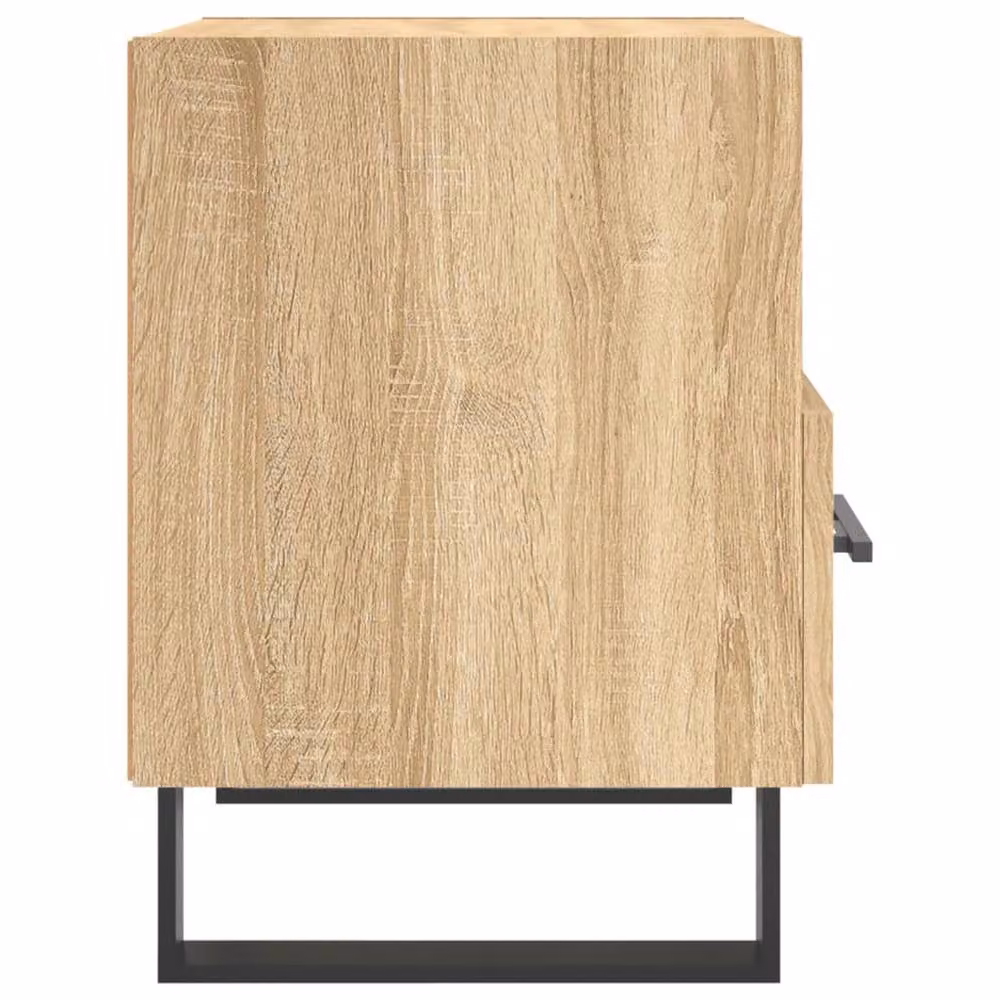 Berkfield Home Sonoma Oak Bedside Cabinet in Light Brown, W: 40 cm, D: 35 cm, H: 47.5 cm – 3