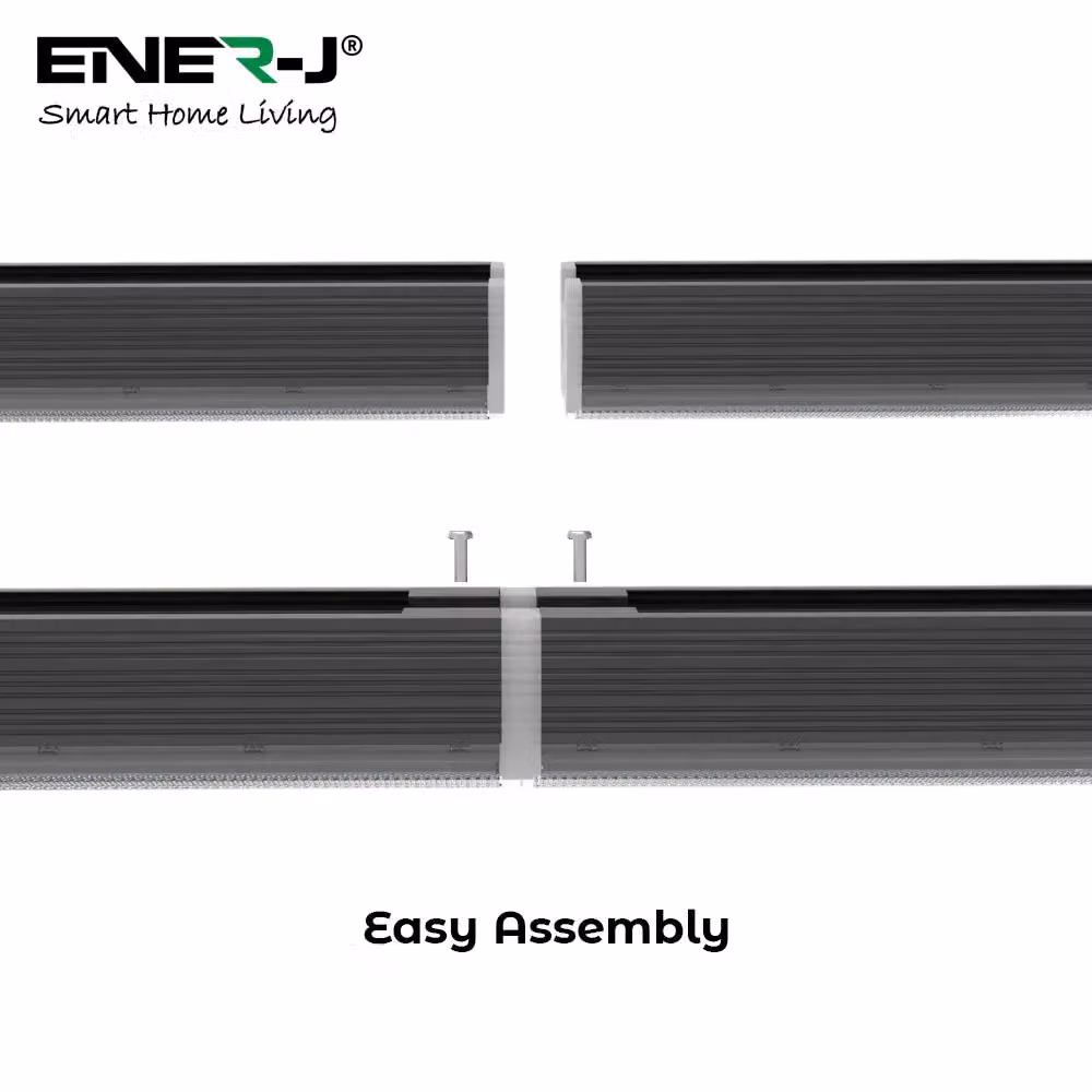 ENER-J White LED Linkable Trunking Linear Bar Lights, 40W, 1.2m, CCT Selectable – 3