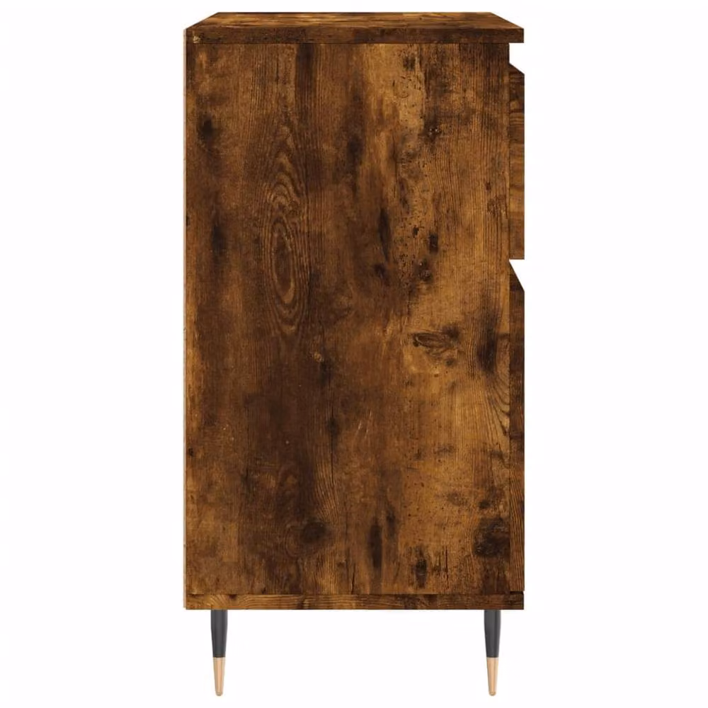 Berkfield Home Smoked Oak Sideboard in Brown, W/D/H: 60 x 35 x 70 cm – 4