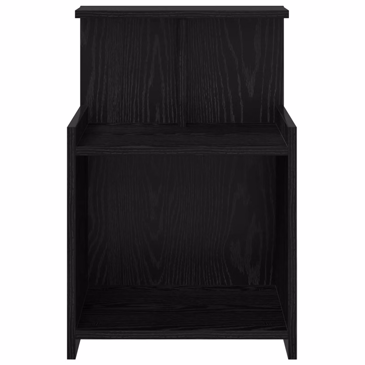 Berkfield Home 2-Pack Black Oak Bedside Cabinets, W: 40 cm, D: 35 cm, H: 60 cm – 5