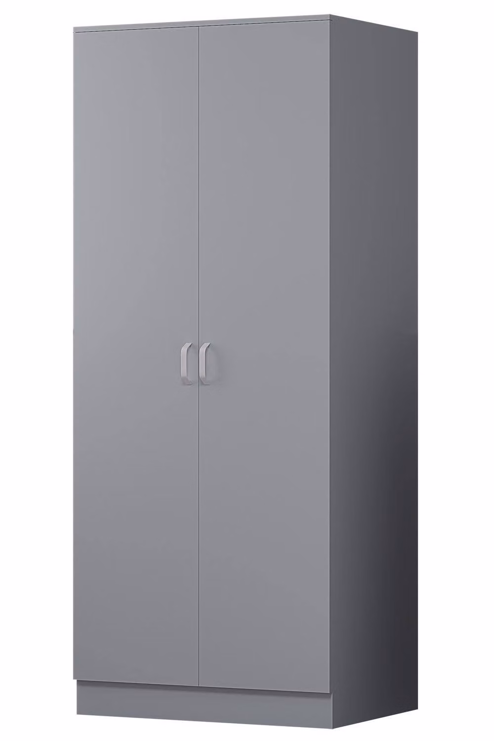 FWStyle Tunis 2 Door Wardrobe in Matt Grey Finish – 3