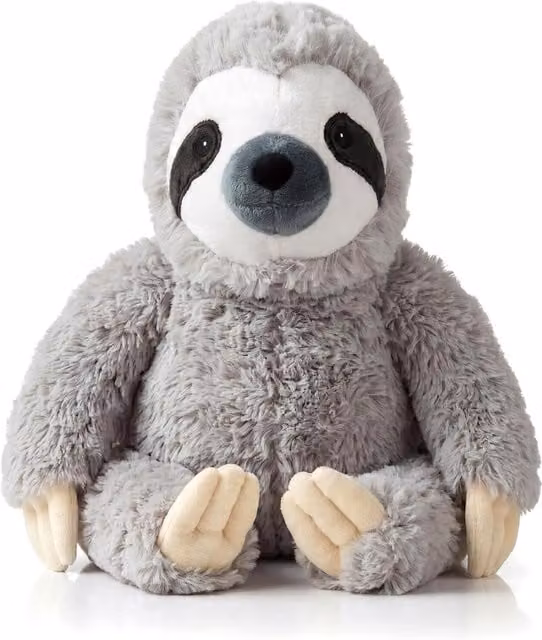 GEEZY Sloth Novelty Animal Doorstop in Grey