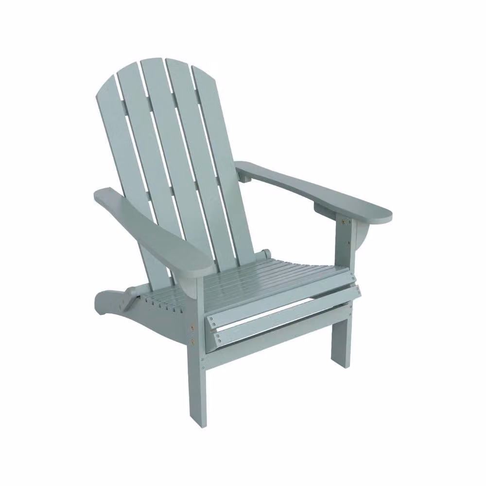 sweeek Acacia wood armchair with armrests in Light Green, W/D/H: 71.0 x 71.0 x 91.5 cm – 2