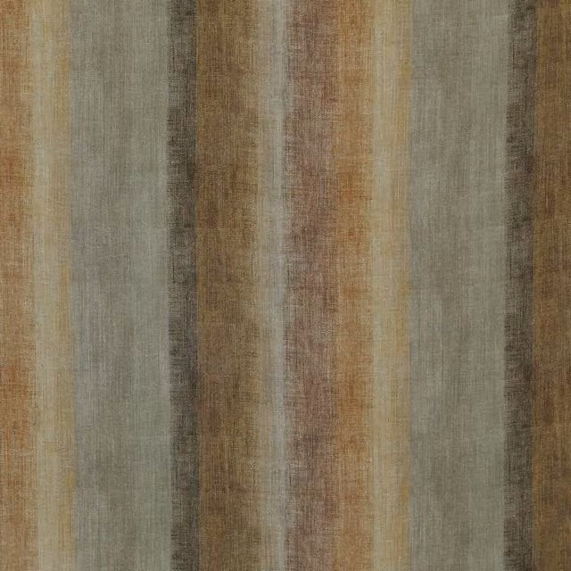 Linda Barker Home Bidar Printed Blackout Fabric Mushroom in Beige, Brown and Multicolour