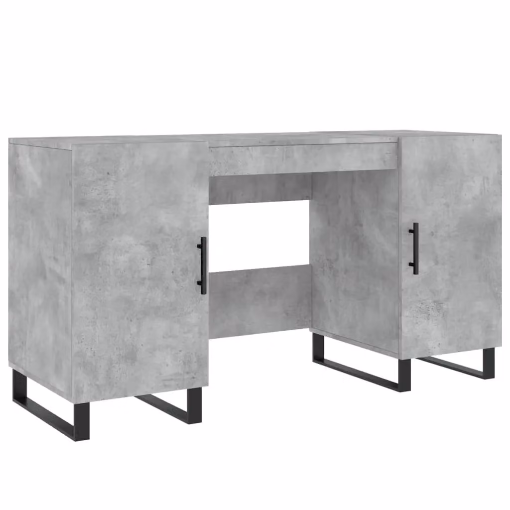 Berkfield Home Industrial Writing Desk in Grey, W/D/H: 140 x 50 x 75 cm – 2