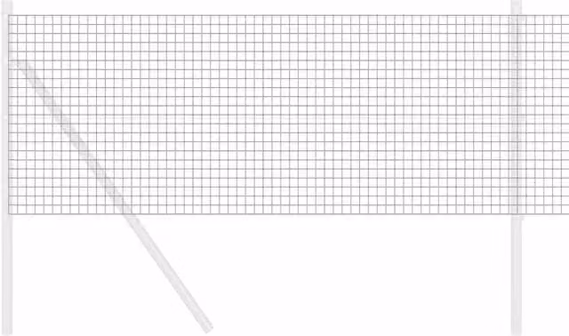 Berkfield Home Stylish Welded Wire Fence in Dark Grey Steel, 0.4 x 25 m