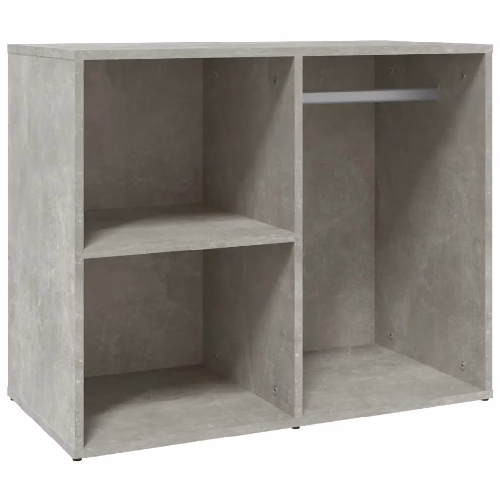 Berkfield Home Modern Dressing Cabinet in Concrete Grey, W/D/H: 80 x 40 x 65 cm – 2