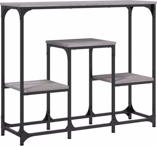 Berkfield Home Grey Sonoma Console Table, W: 89.5 cm, D: 28 cm, H: 76 cm – 1