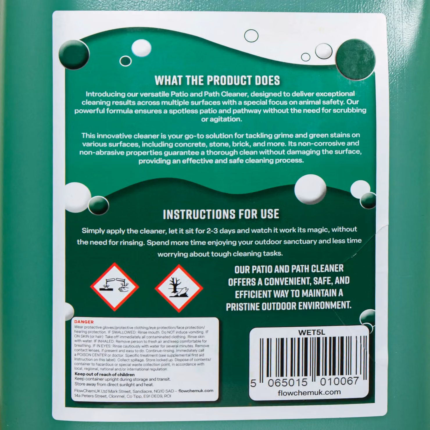 Samuel Alexander Wet & Walk Away Patio Surface Cleaner Concentrate, 5 l – 2
