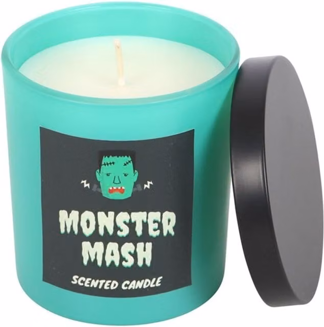 KDMK Monster Mash Apple Cider Scented Halloween Candle, Green
