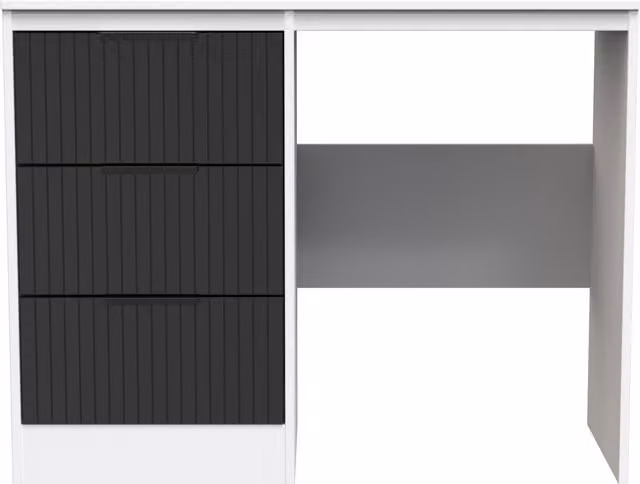 Ready Assembled 2 U Denver 3 Drawer Vanity in Black