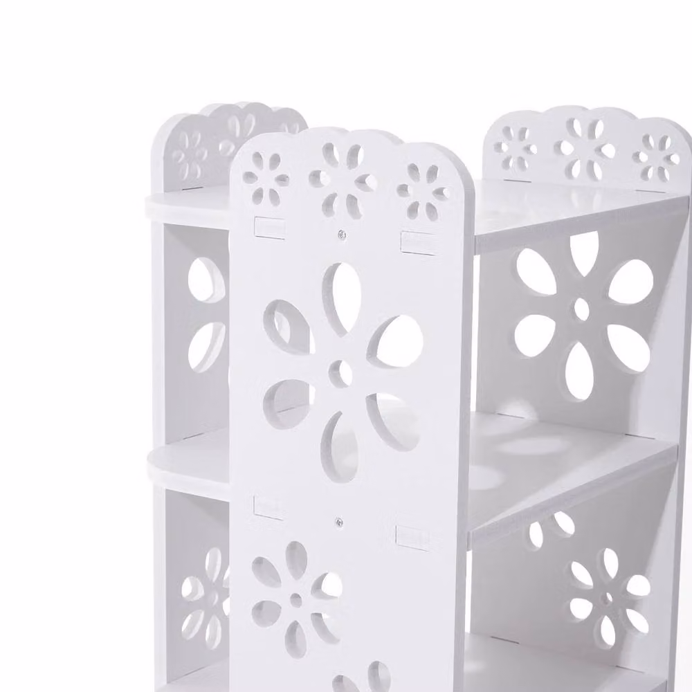 ERGOVEXA 8 Tier Vertical Slim Shoe Rack Storage Shelf Organizer in White – 2