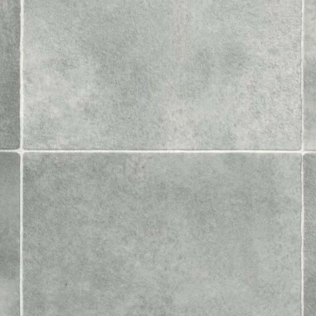 Vinyl Flooring UK Grey Stone Effect 2.0mm Cushion Backed Sheet Vinyl, W: 200 cm x L: 400 cm