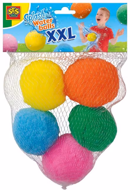 SES Splash Water Balls XXL Reusable Multicolour